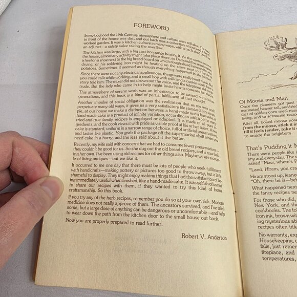 Vintage Cookbook Mixin's & Fixin's Robert Anderson 19th & 20th Century Recipes - Picture 4 of 13